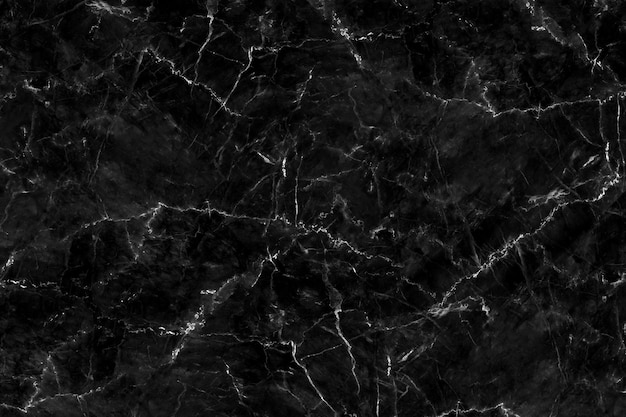 肌のタイルの壁紙のための自然な黒い大理石の質感 プレミアム写真