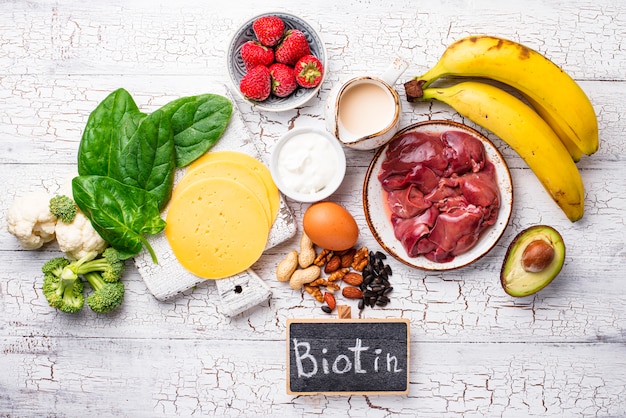 biotin foods for good hair  