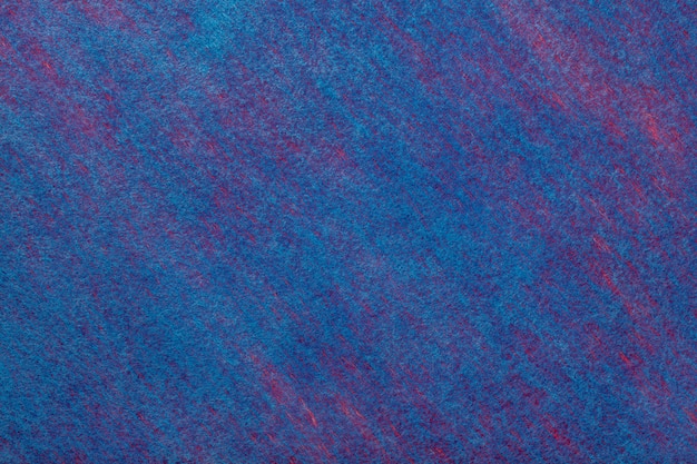 フェルト生地の紺色の背景 ウール織物のテクスチャ プレミアム写真
