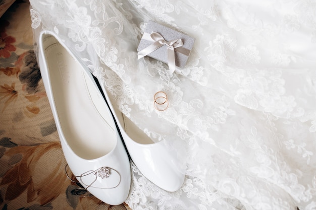 white shoes for wedding dress