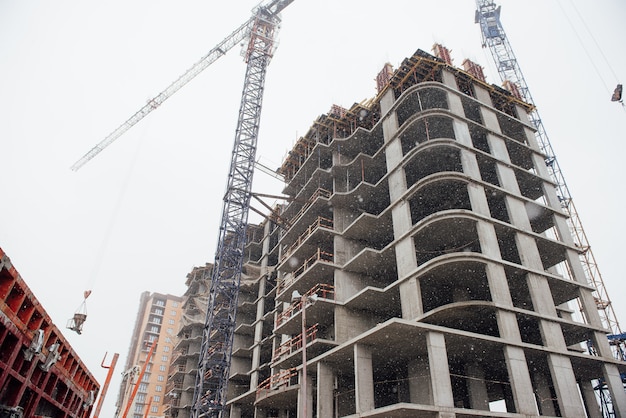 multi storey building construction process
