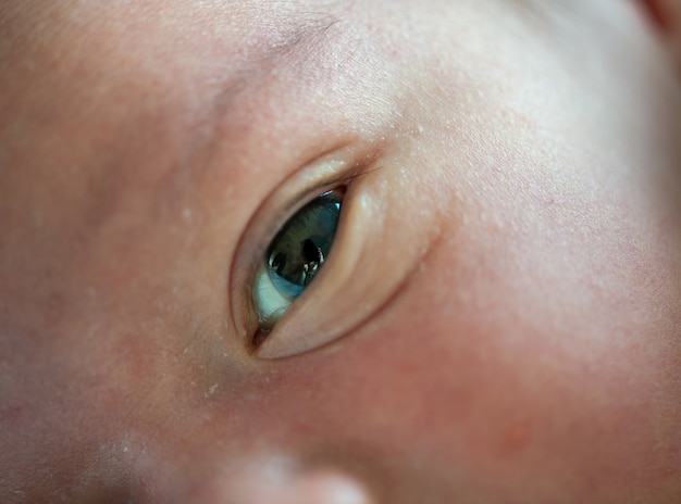 Newborn Baby First Day Closeup Eye 21730 3793 