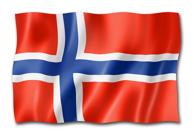 Premium Photo | Norwegian flag isolated