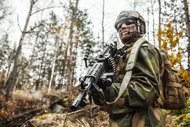 Premium Photo | Norwegian rapid reaction special forces fsk soldier ...