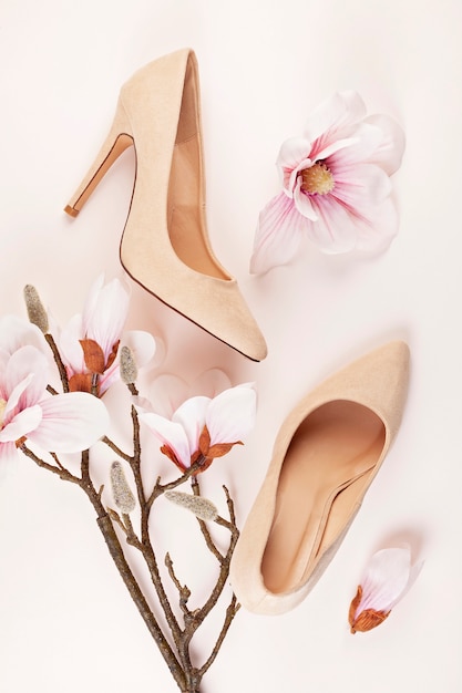 nude colored shoes