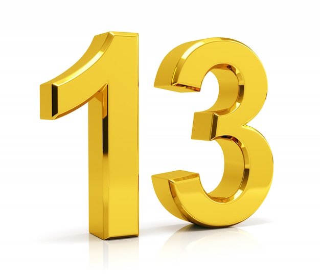 13 - Red, Rounded,with Number 13 2 Clip Art at Clker.com