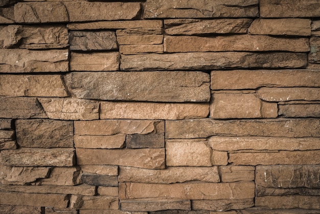 Premium Photo | Old brown brick wallpaper texture