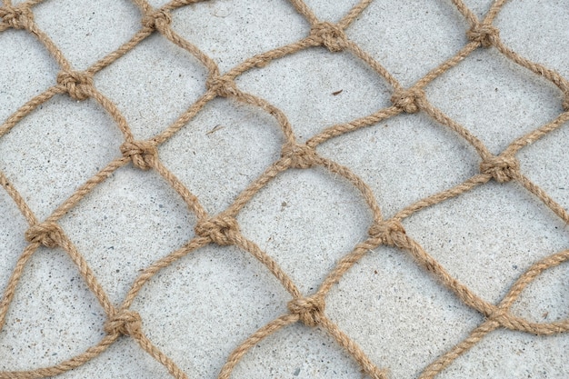 Premium Photo | Old brown nylon rope background