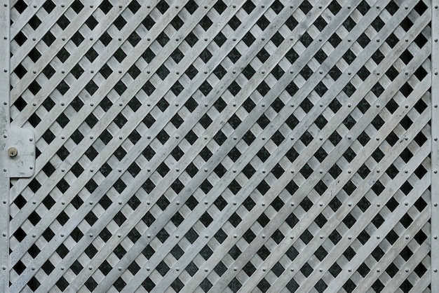 Premium Photo | Old iron grating background texture