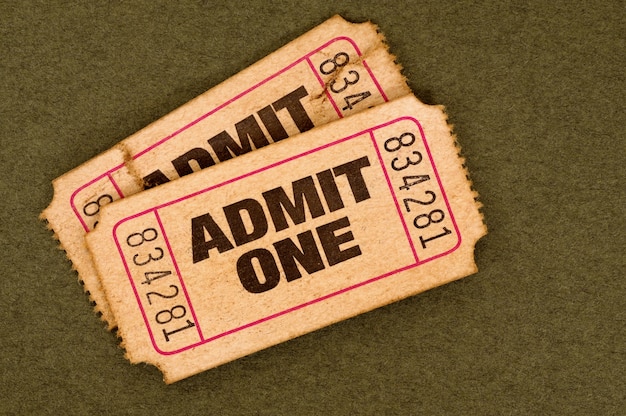 Premium Photo | Old tickets