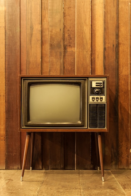 Old vintage television or tv Photo | Premium Download