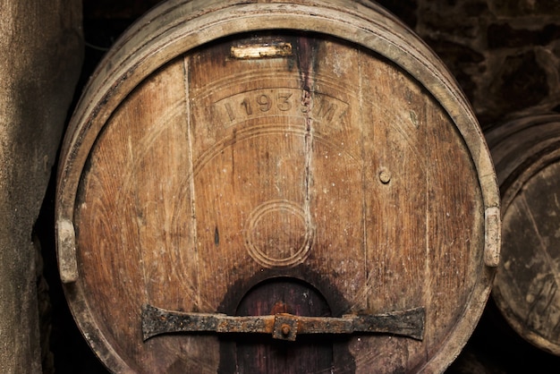 Download Old wine barrel Photo | Premium Download