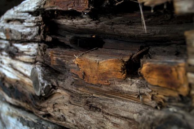 Premium Photo | Old wood sleeper wood decorative texture