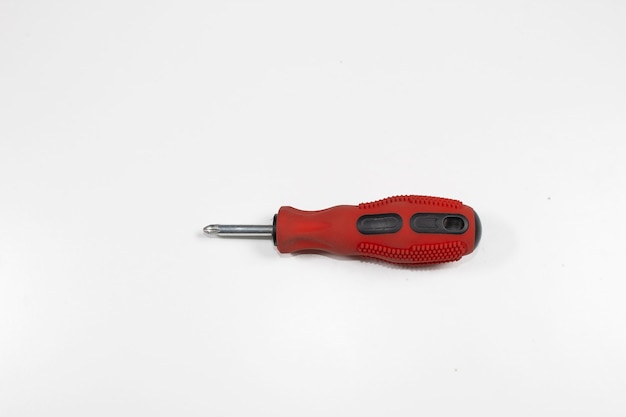 Premium Photo | One standard cabinet tip screwdriver, ergonomically ...