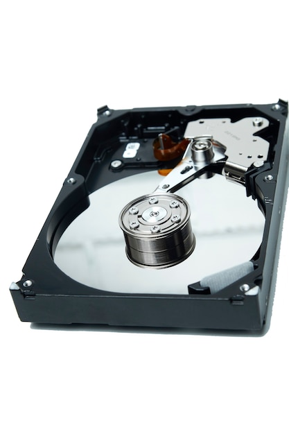 Open hard drive for data recovery