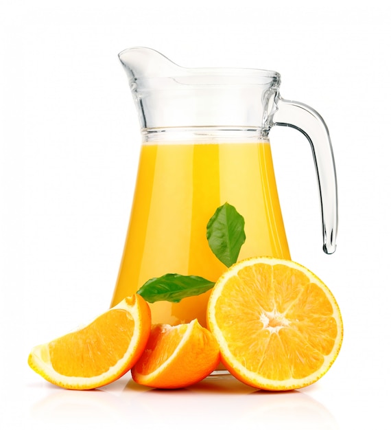 Premium Photo Orange Juice In Pitcher And Oranges