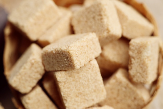 Premium Photo | Organic cane sugar cubes