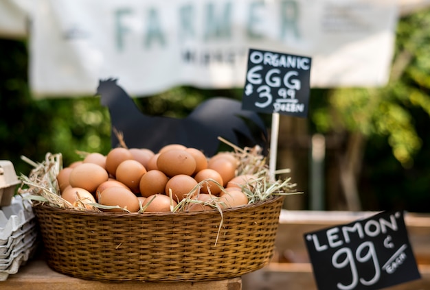 Premium Photo | Organic fresh agricultural product at farmer market