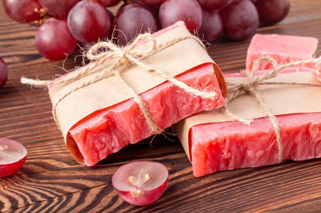 wood scented soap