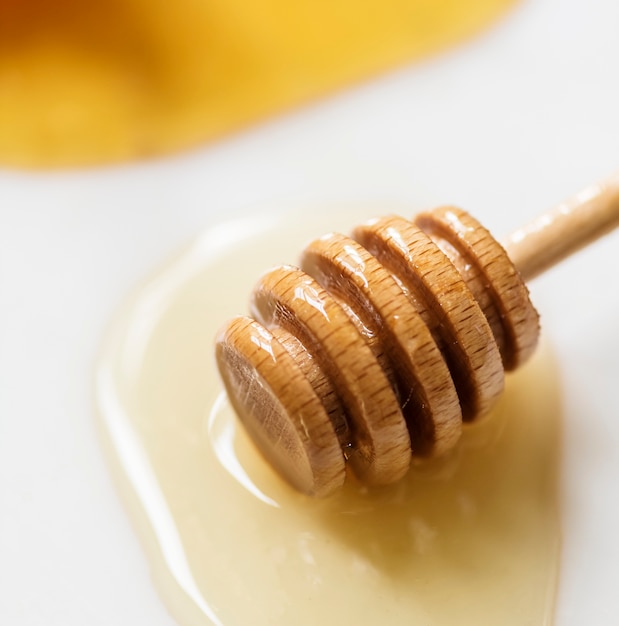 Organic honey food photography recipe idea Premium Photo