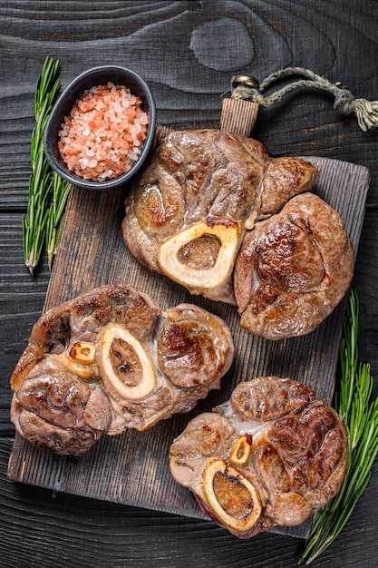 Premium Photo Osso Buco Cooked Veal Shank Steak Italian Ossobuco