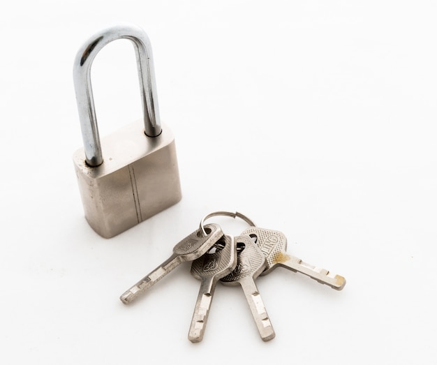 Premium Photo | Padlock with key