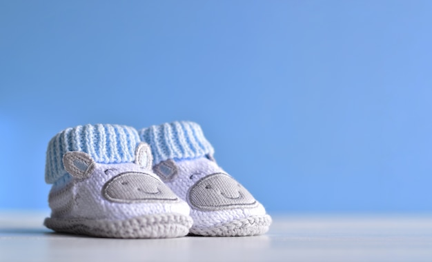blue baby boy shoes