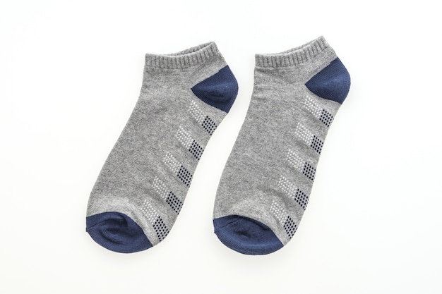 Free Photo | Pair of blue and grey socks