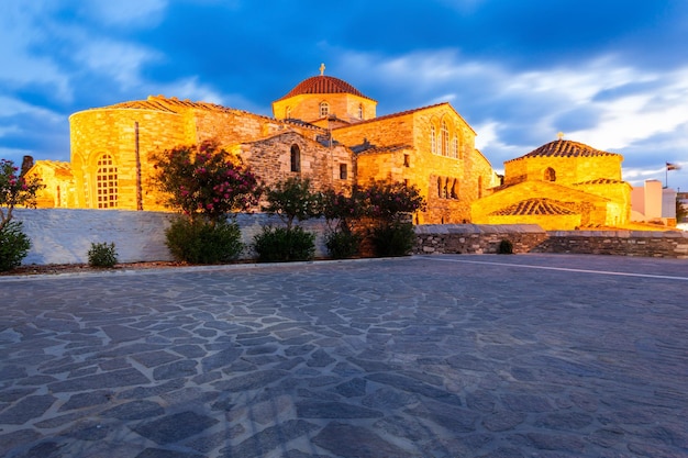 Premium Photo | Panagia ekatontapyliani or church of 100 doors at the ...