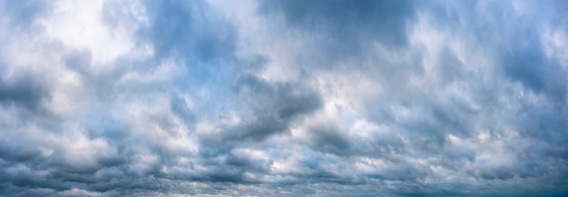 Premium Photo Panorama Of A Cloudy Sky Before The Rain