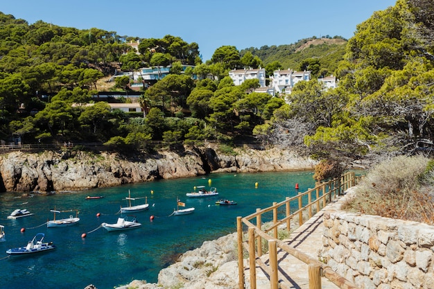 Premium Photo | Panorama on the coast of begur (cala sa tuna) in the ...