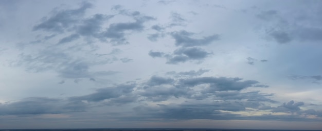 Premium Photo | Panorama of gloomy autumn gray sky.