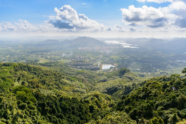 Premium Photo Panoramic View To Mountains Tropical Forest Yanoda