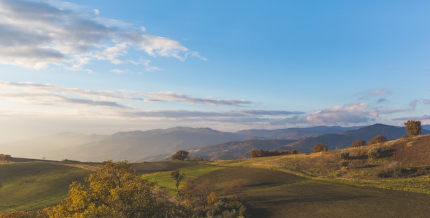 Premium Photo | Panoramic view of a rural countryside in the southern italy