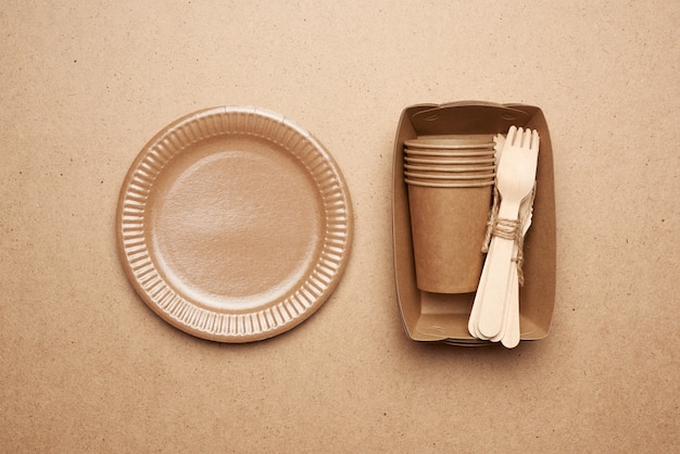 wood paper plates