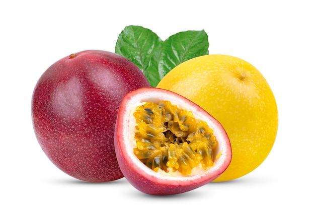 Premium Photo Passion Fruit Isolated On White Background