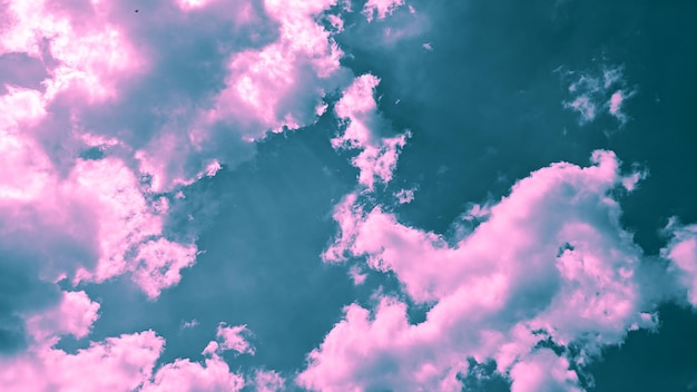 Premium Photo | Pastel blue and pink sky beautiful romantic background ...
