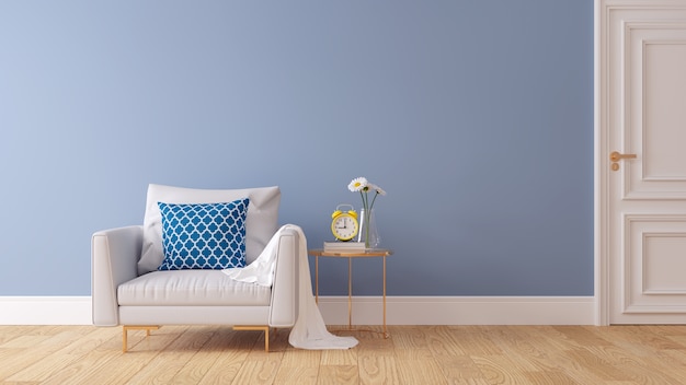 Pastel Color And Modern Room Interior Design Light Gray