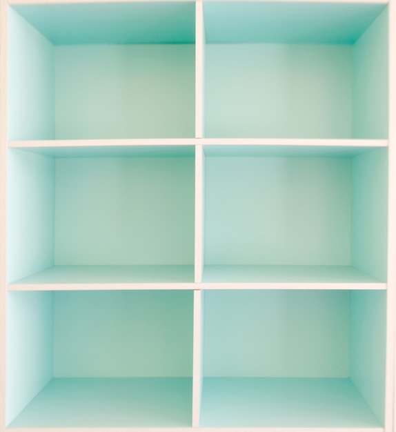 pastel bookshelf