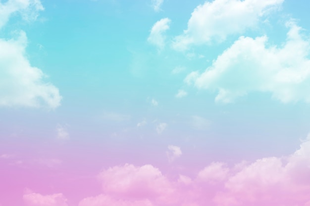 Premium Photo | Pastel gradient sky