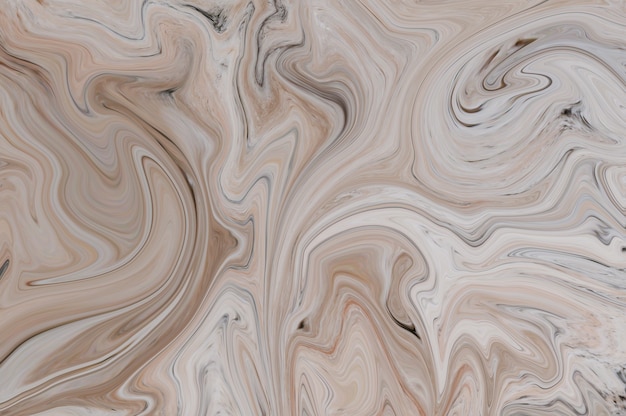パステル大理石のテクスチャデザイン 最小限の白い大理石の表面 抽象的な液体ペイント大理石の流体波の背景 プレミアム写真