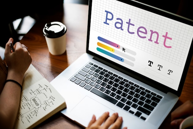 Patent is a product identity for legal protection Premium Photo