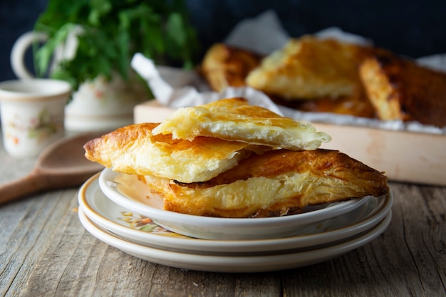 Patties With Cottage Cheese Russian Pastry Rustic Wooden