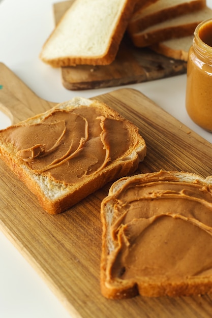 Free Photo | Peanut butter sandwiches