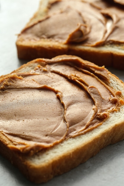 Free Photo | Peanut butter sandwiches