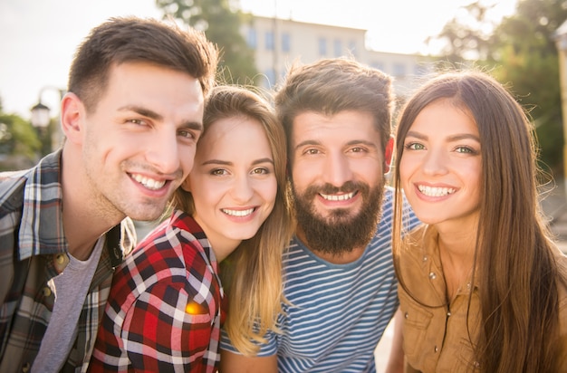 Premium Photo | People photographed close-up in outdoors.