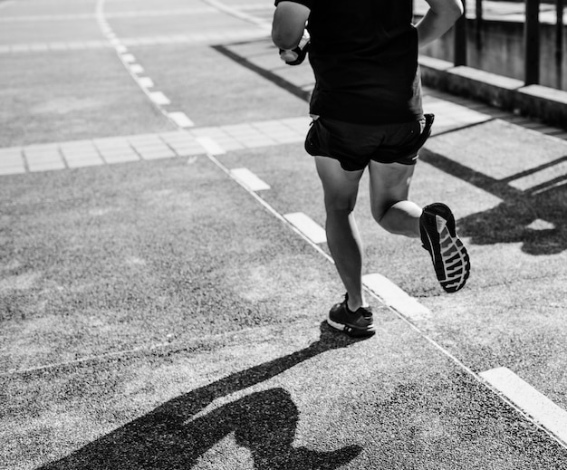 Free Photo | Person jogging at park