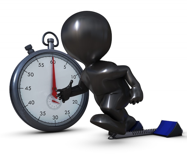 running watch with stopwatch