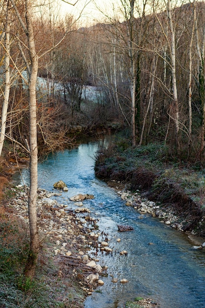 Premium Photo | The pesa river runs through the town of sambuca tuscany.