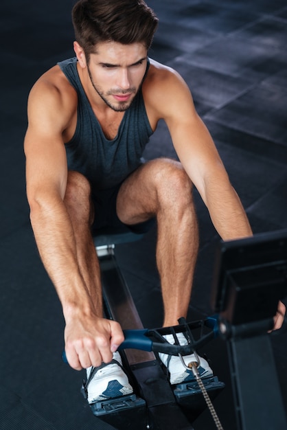 Premium Photo | Above photo of fitness man. exercise for your hands